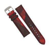 Classic LPA Camo Leather Strap in Red Camo