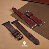 Signature Pueblo Leather Strap in Brown (Apple Watch)