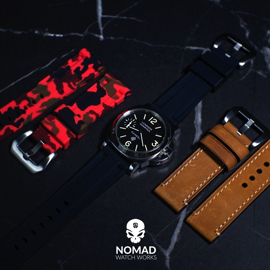 V3 Silicone Strap in Black