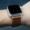 Dress Epsom Leather Strap in Tan (Apple Watch)