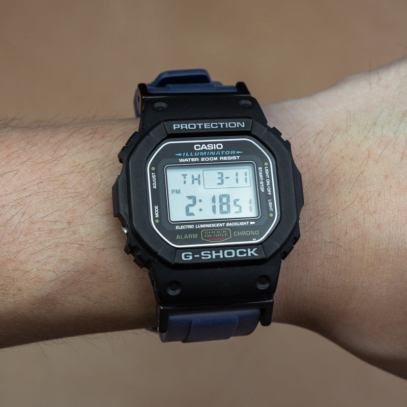 G-Shock Adapter in Black (For 2pc Strap)