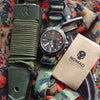 Heavy Duty Zulu Strap in Green Camo