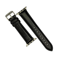Classic Horween Leather Strap in Chromexcel® Black (Apple Watch)