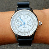 Premium Leather Nato Strap in Black