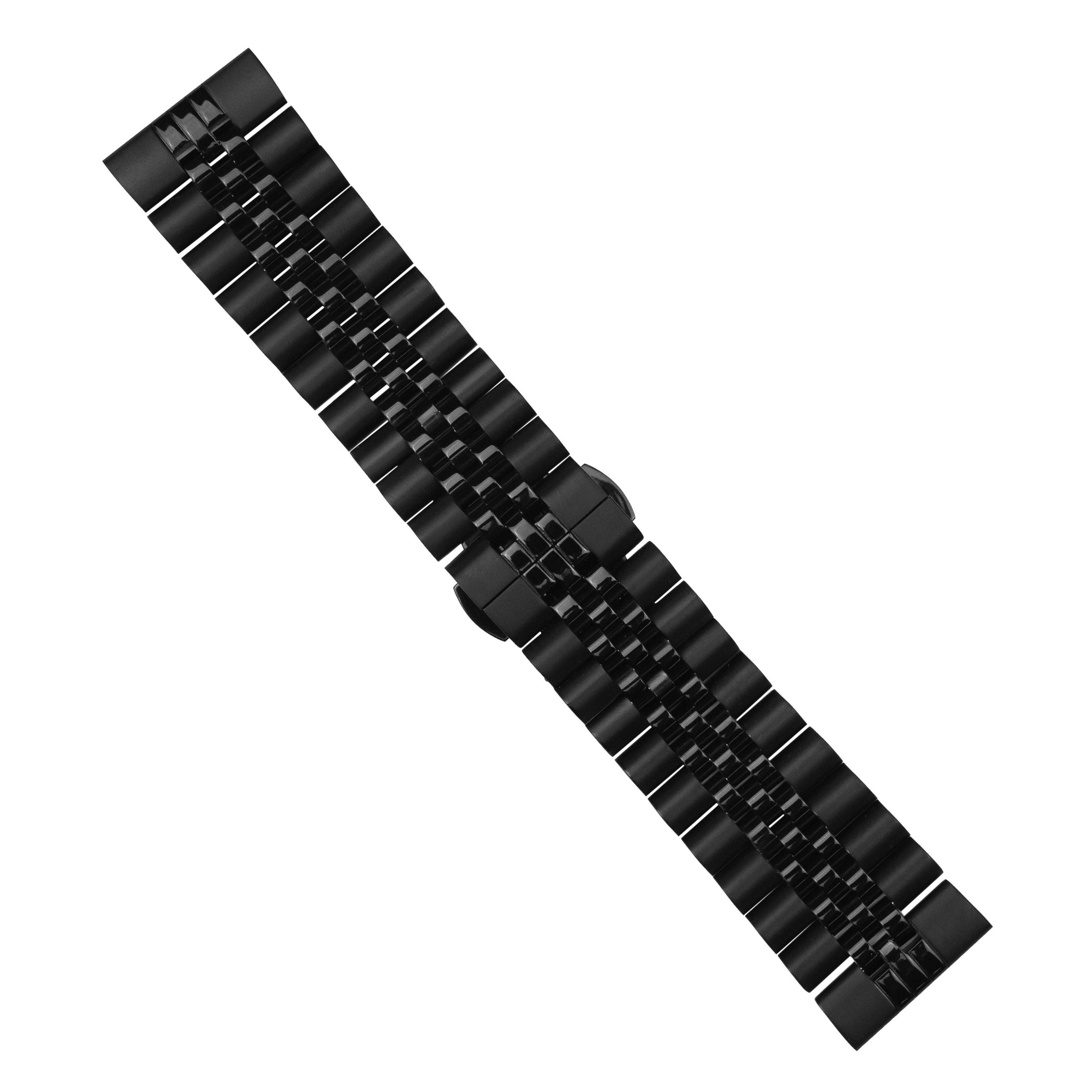 Jubilee Metal Strap in Black 22mm