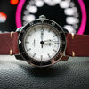 Premium Vintage Calf Leather Watch Strap in Maroon