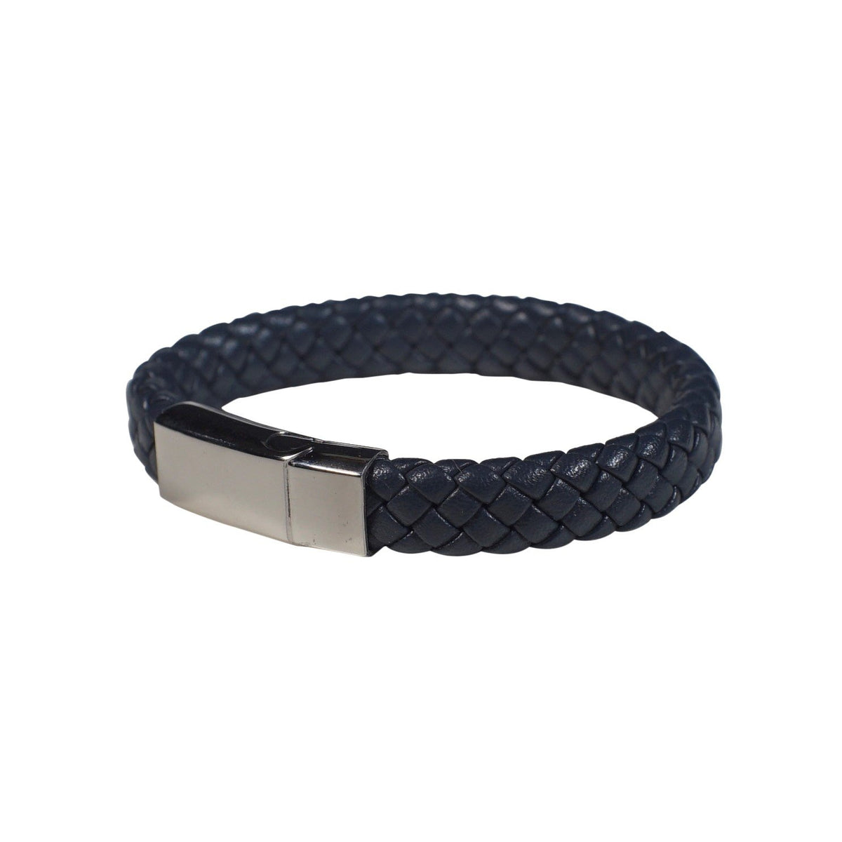 Chester Leather Bracelet in Navy - Nomad watch Works