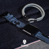 Oxford Leather Bracelet in White (Size L)