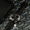 Premium Saffiano Leather Strap in Black