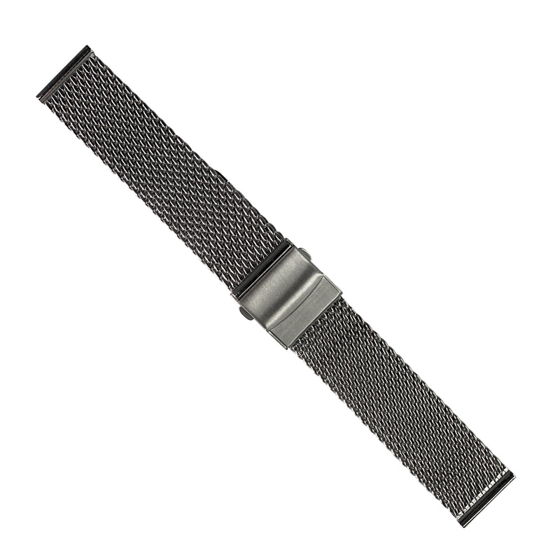 Premium Milanese Mesh Watch Strap in Silver