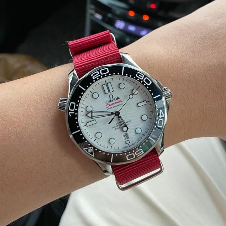 Premium Nato Strap in Red