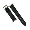 Signature Pueblo Leather Strap in Navy (Apple Watch)