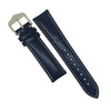 Quick Release Classic Leather Watch Strap in Navy
