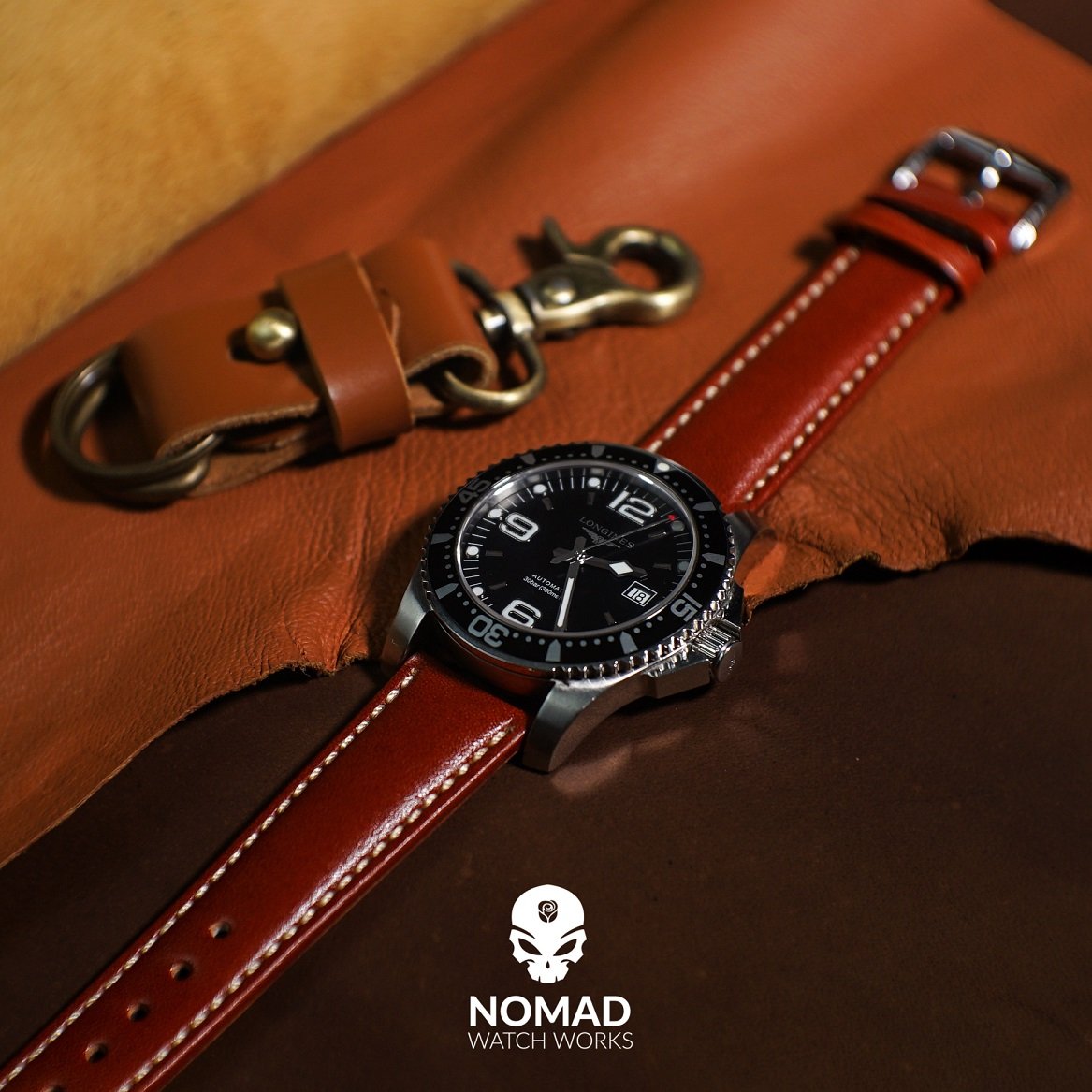 Quick Release Classic Leather Watch Strap in Tan