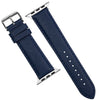 Premium Saffiano Leather Strap in Navy (Apple Watch)