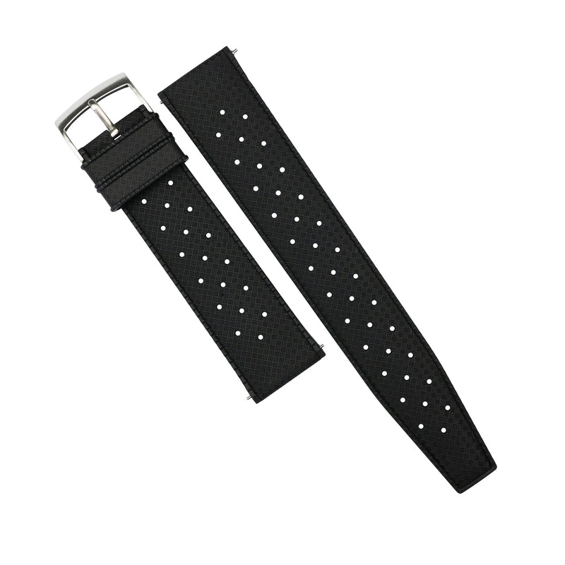 Tropik FKM Rubber Strap in Black