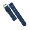 Waffle FKM Rubber Strap in Navy