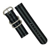 Two Piece Heavy Duty Zulu Strap in Black Grey (James Bond)