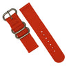 Two Piece Heavy Duty Zulu Strap in Orange