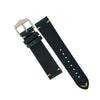 Premium Vintage Calf Leather Watch Strap in Blue