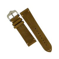 Premium Vintage Calf Leather Watch Strap in Tan