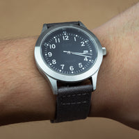 Quick Release Canvas Watch Strap in Grey