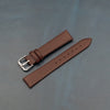 Unstitched Smooth Leather Watch Strap in Tan