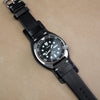 Horween Leather Bund Pad in Black