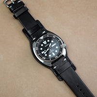 Horween Leather Bund Pad in Black