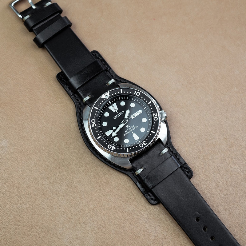 Horween Leather Bund Pad in Black